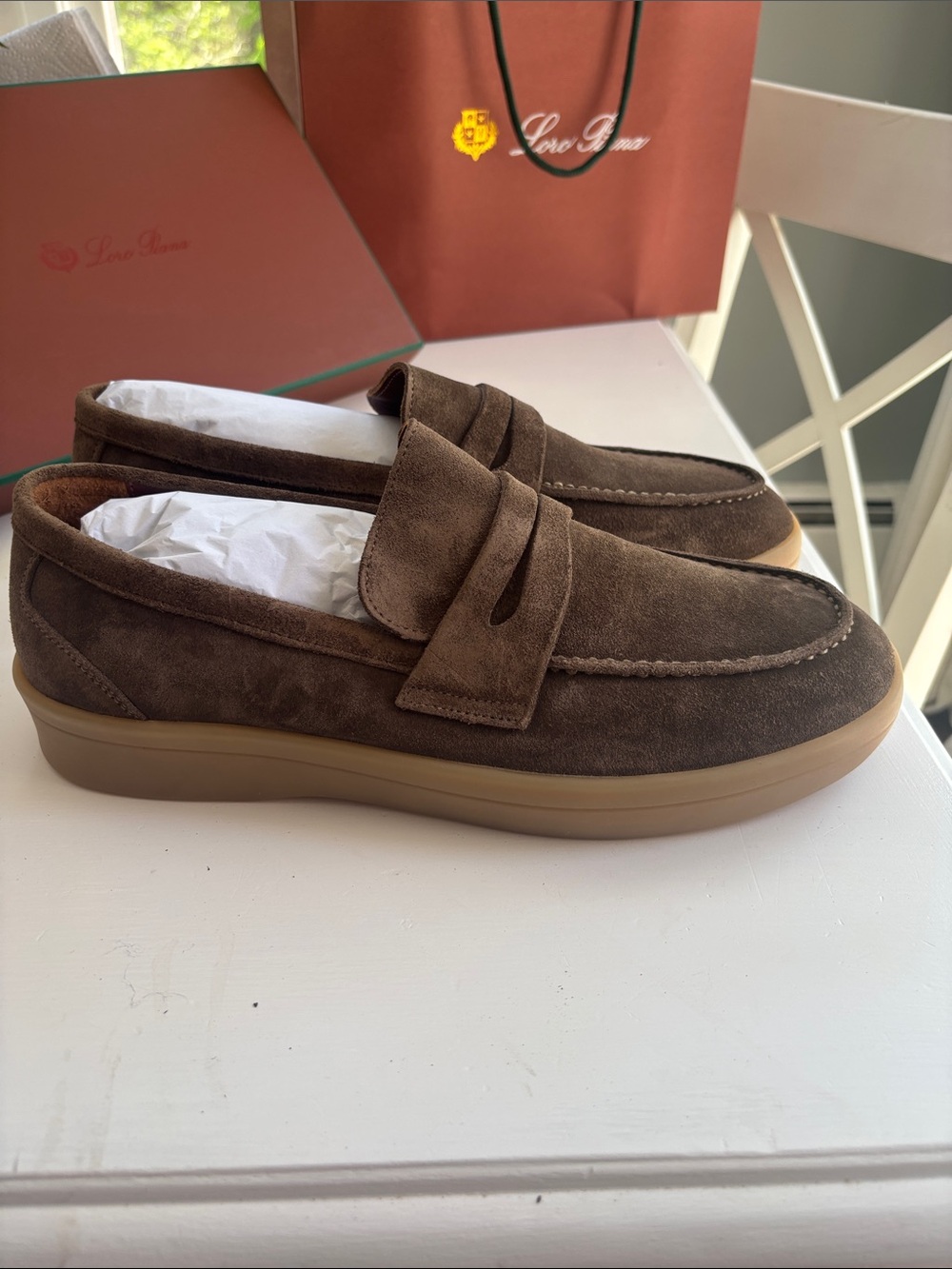 Men's Summer Walk Suede Loafers – Size EU 44 (US 10.5–11) – New in Box